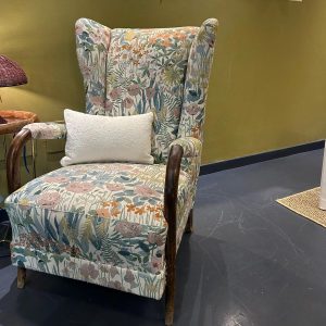 Poltrona vintage anni '40 tessuto Liberty London