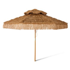Beach umbrella raffia patio hkliving