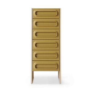 Mobiletto con cassetti Space, salvia/crema